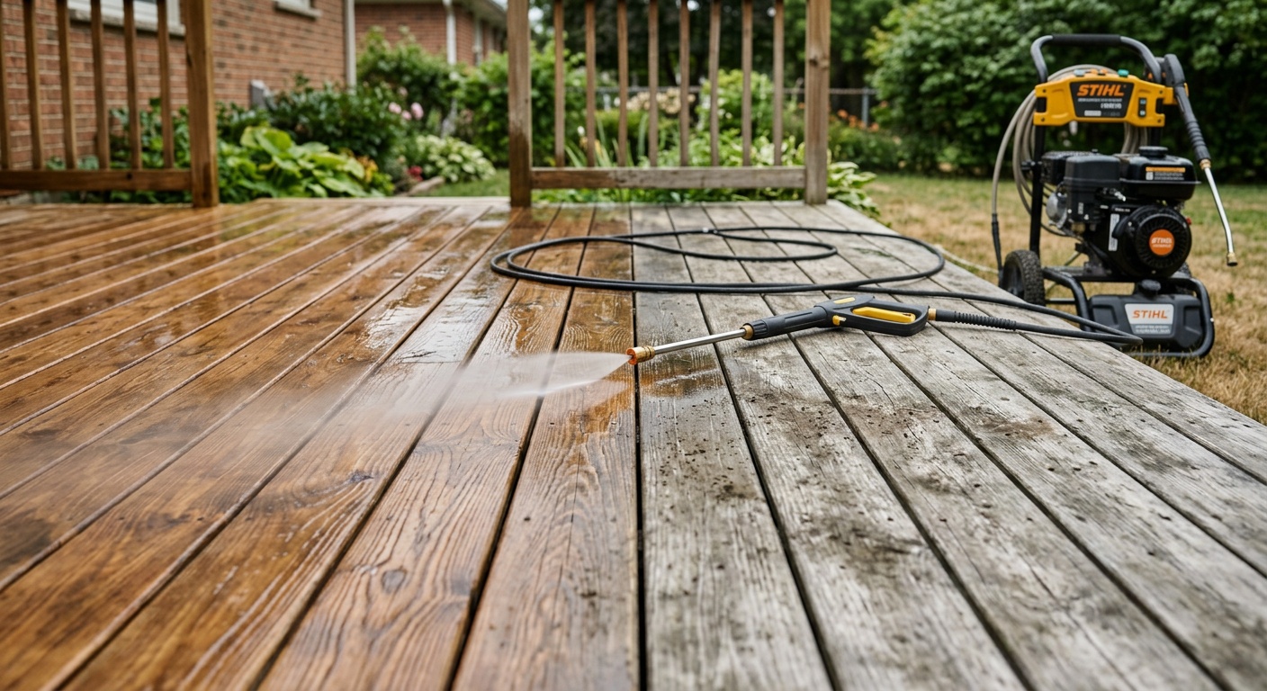 Deck cleaning tips